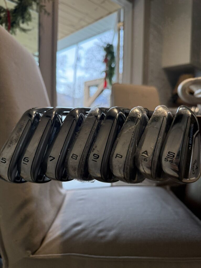 New Callaway Paradym Ai Smoke Iron Set 5-PW,AW,SW