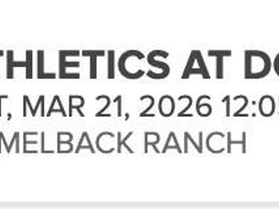 Athletics vs Dodgers Game (9 Tickets)