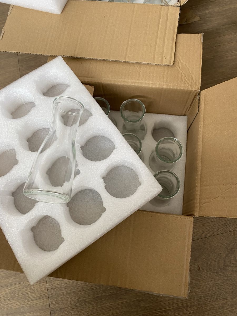 Simple Glass Bud Vases