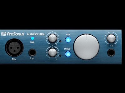 NEW IN BOX- Presonus Audiobox iOne Audio Interface