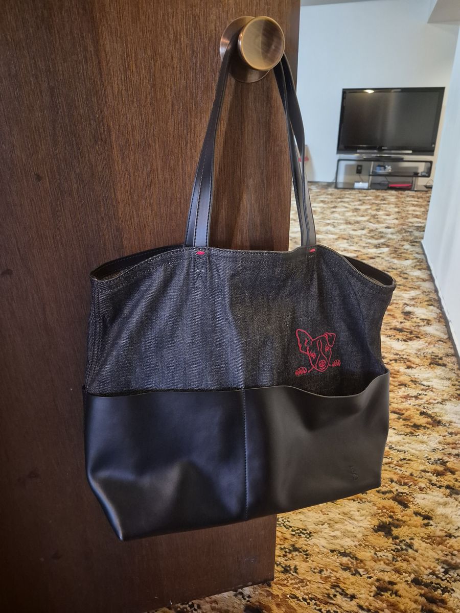 ED by Ellen Designer Tote Bag – Large Black Tote – Excellent Condition