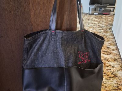 ED by Ellen Designer Tote Bag – Large Black Tote – Excellent Condition