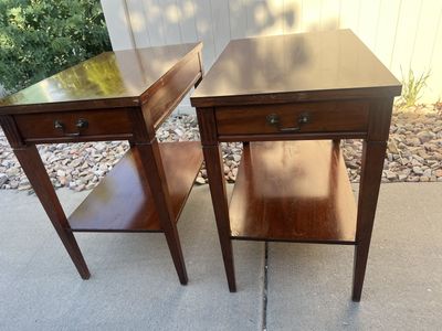 Beautiful Mersman Mid- Century Modern Side Tables.
