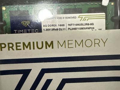 16GB DDR3L RAM Kit