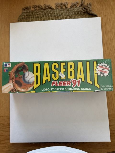 1991 Fleer Baseball Card Set.