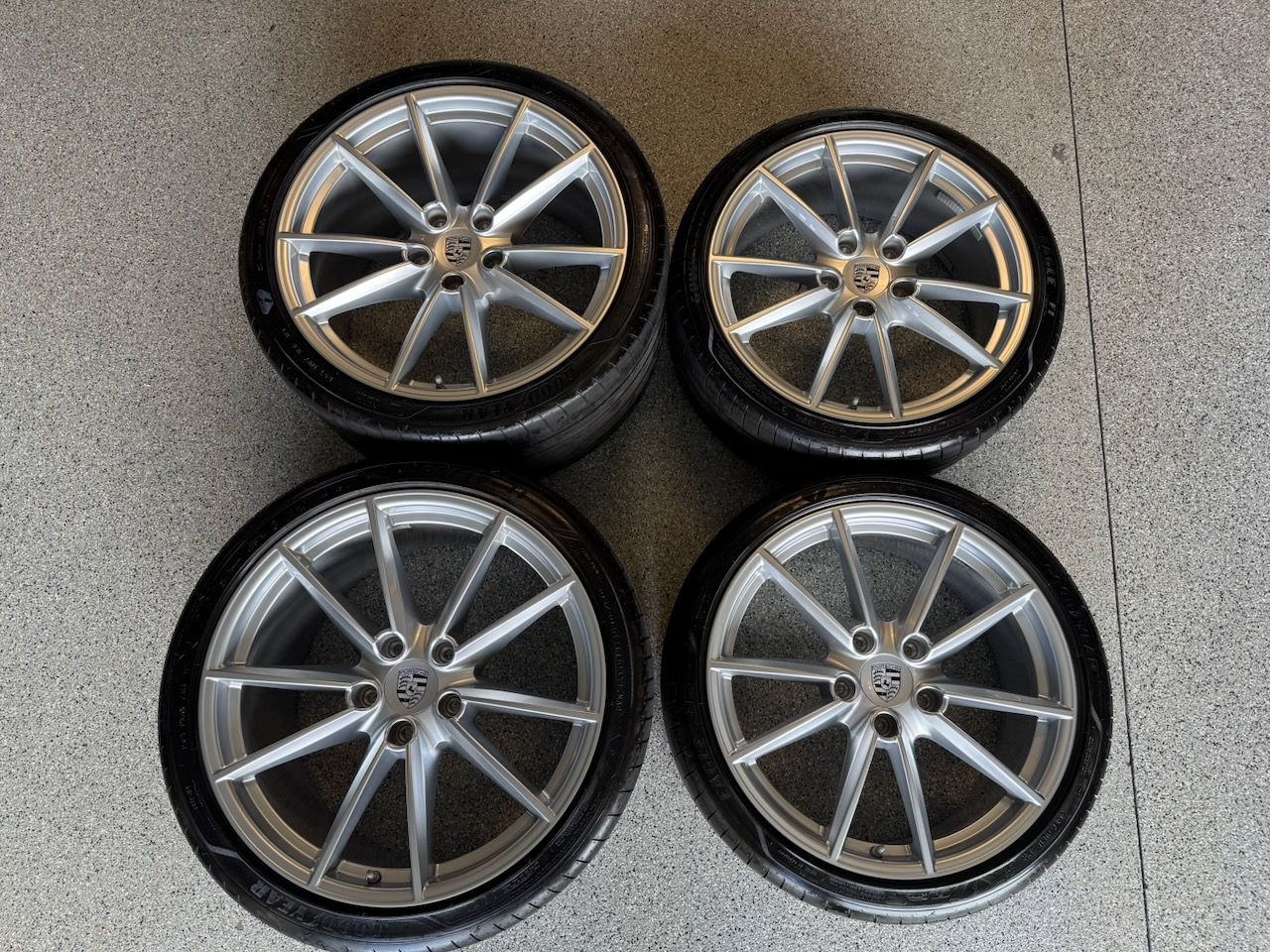 Porsche OEM 911 992 Wheels and Tires w TPMS