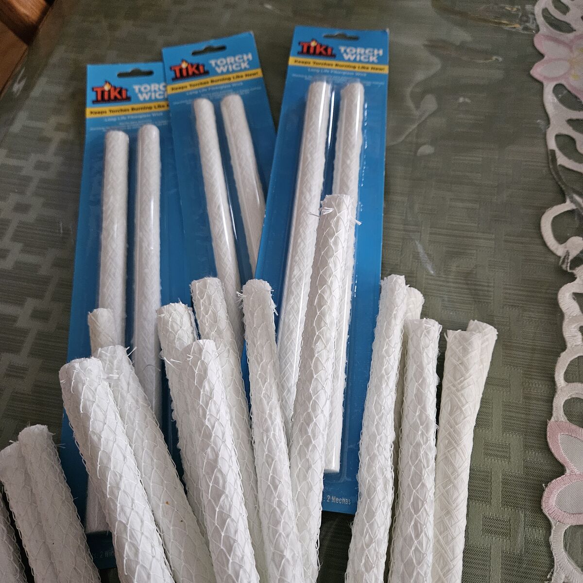 New 24 Tiki torch wicks