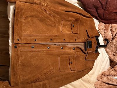 Suede Trucker Jacket (Med)- Mens, Bannana republic