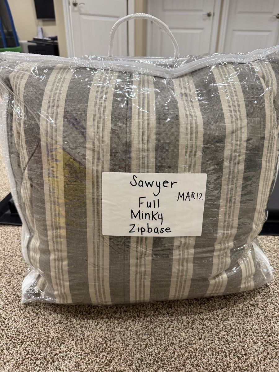 Beddys FULL Sawyer Minky Zipbase