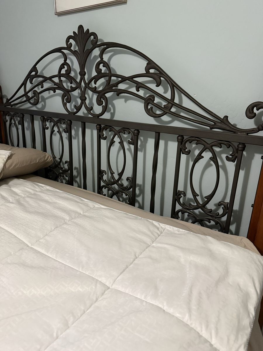 King Size Bed Frame, And Mattress