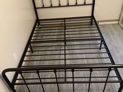 Metal Bed Frame - FULL- Dark Bronze