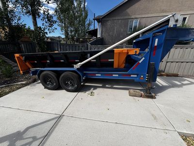 MAXX-D Gooseneck Roll-Off Dump Trailer with Winch and Tarp System
