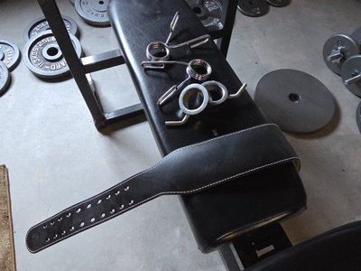 Weight bench, & Weights