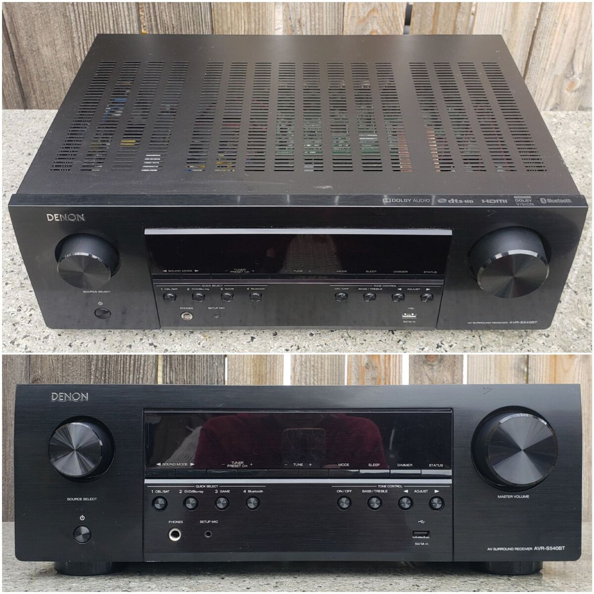 DENON AVR-S540BT AV SURROUND RECEIVER