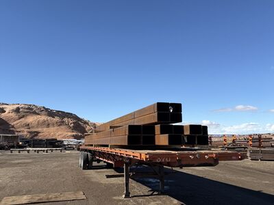 STEEL TUBE 14 x 10 x .500 VARIOUS LENGTHS