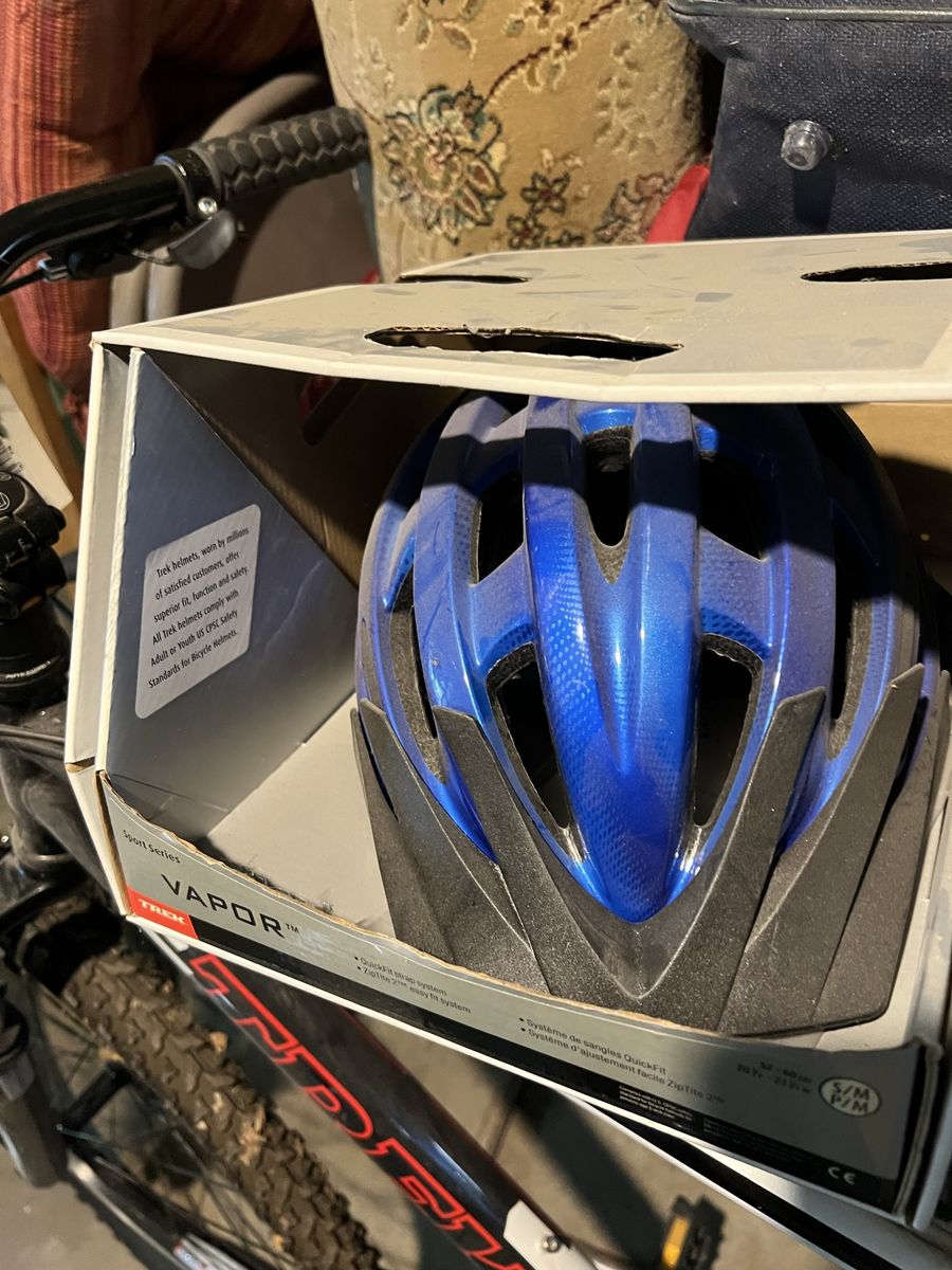 Trek Vapor Sport Series Cycling Helmet - Blue, Size S/M (50-57cm)