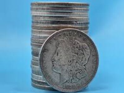 Morgan / Peace Silver Dollars. .77 oz silver content