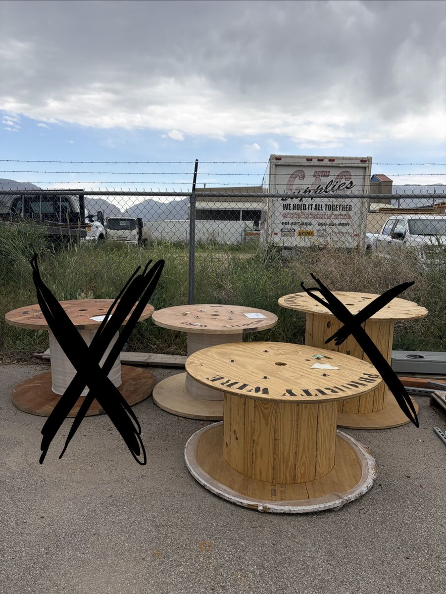 XL Wooden Wire Spools