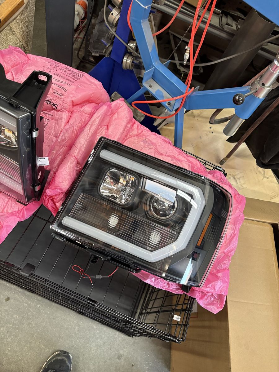 Truck headlights 