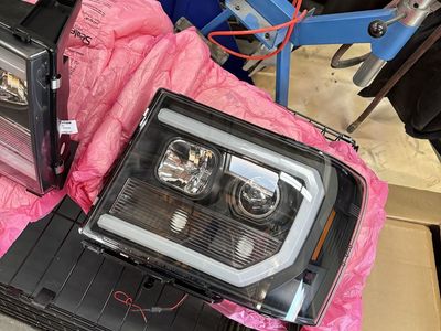 Truck headlights
