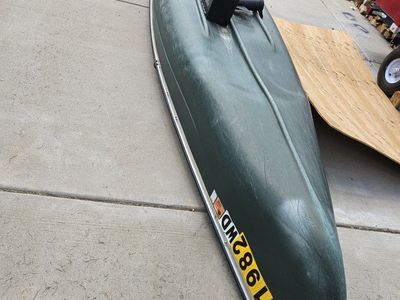 Scanoe with trolling motor