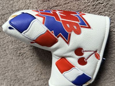 Bomb It Putter Cover White/Red/Blue with Cherry & Bomb Pop Design