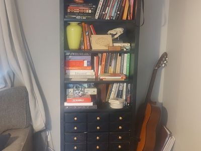 Beautiful bookcase with drawers