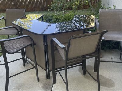 Bartop Patio Table & Chairs