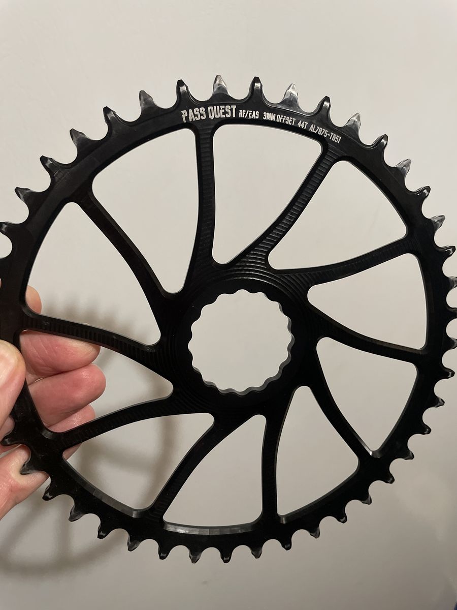 44 tooth chainring cinch Easton 3mm offset