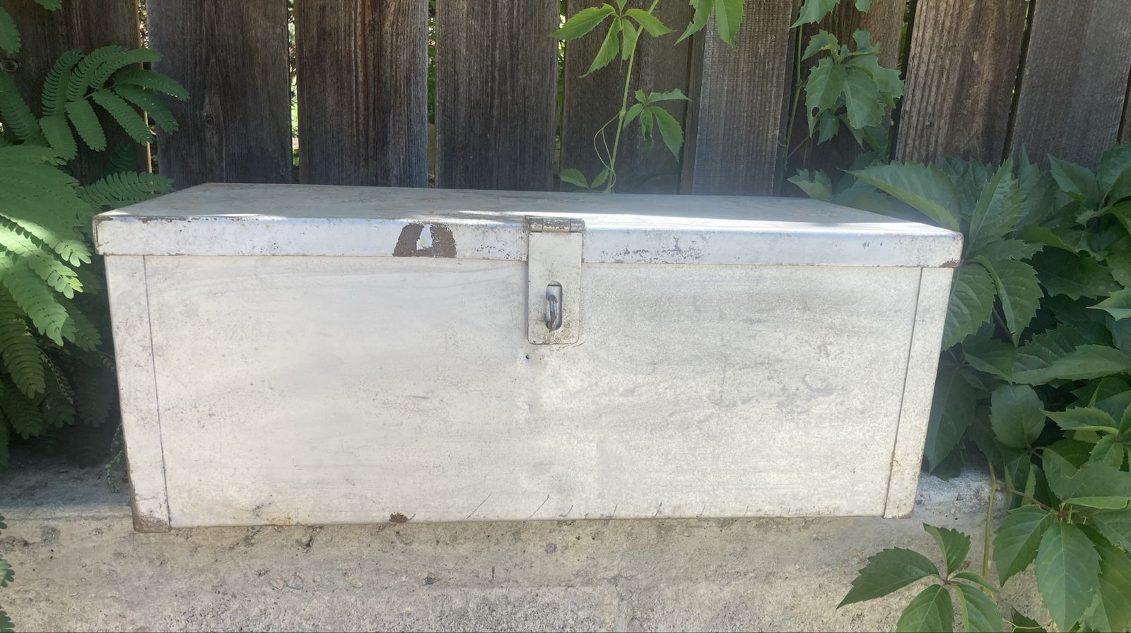 Vintage Heavy Duty Metal Tool Box