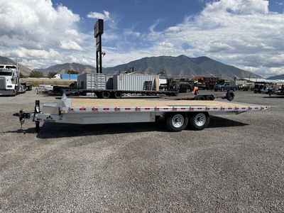 2027 Nordtek Trailers 8.5x24 Aluminum Deckover Tilt Flatbed Aluminum Trailer
