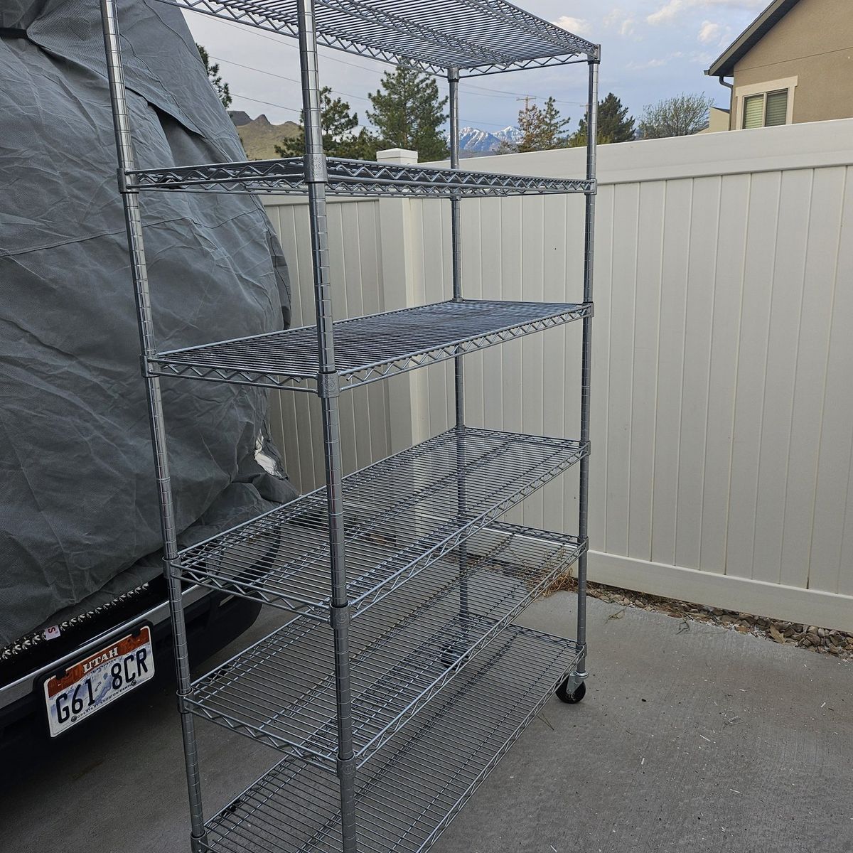 Rolling Steel Wire Shelf