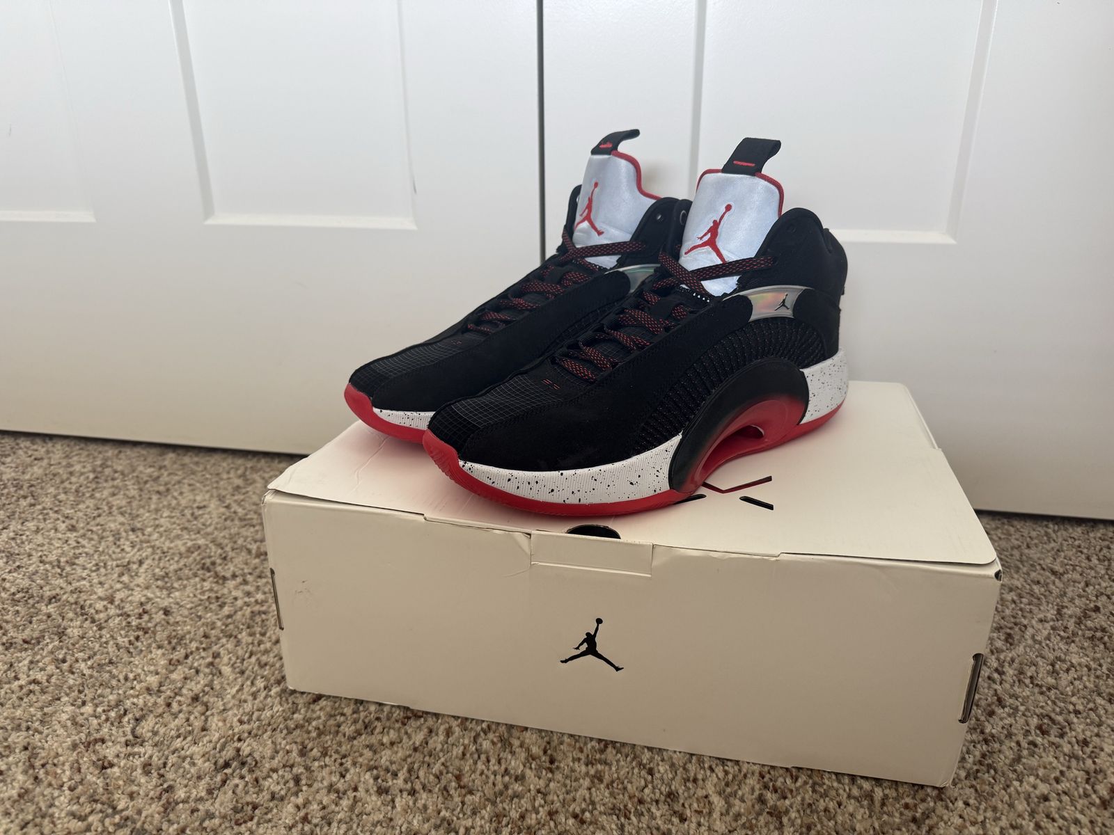 11.5 Nike Air Jordan XXXV (35) 'Bred' Basketball Shoes - Brand New with Box