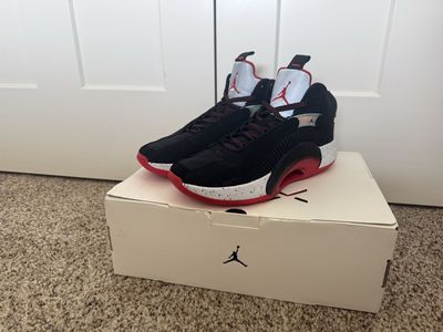 11.5 Nike Air Jordan XXXV (35) 'Bred' Basketball Shoes - Brand New with Box