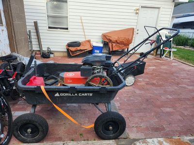 Gorilla Carts GOR1001-COM Utility Cart Heavy-Duty, 1000lb Capacity, Multi-purpose Dump Cart