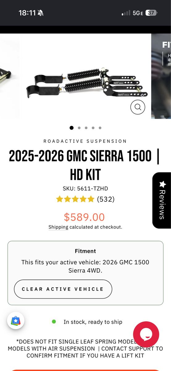 Road Active Suspension