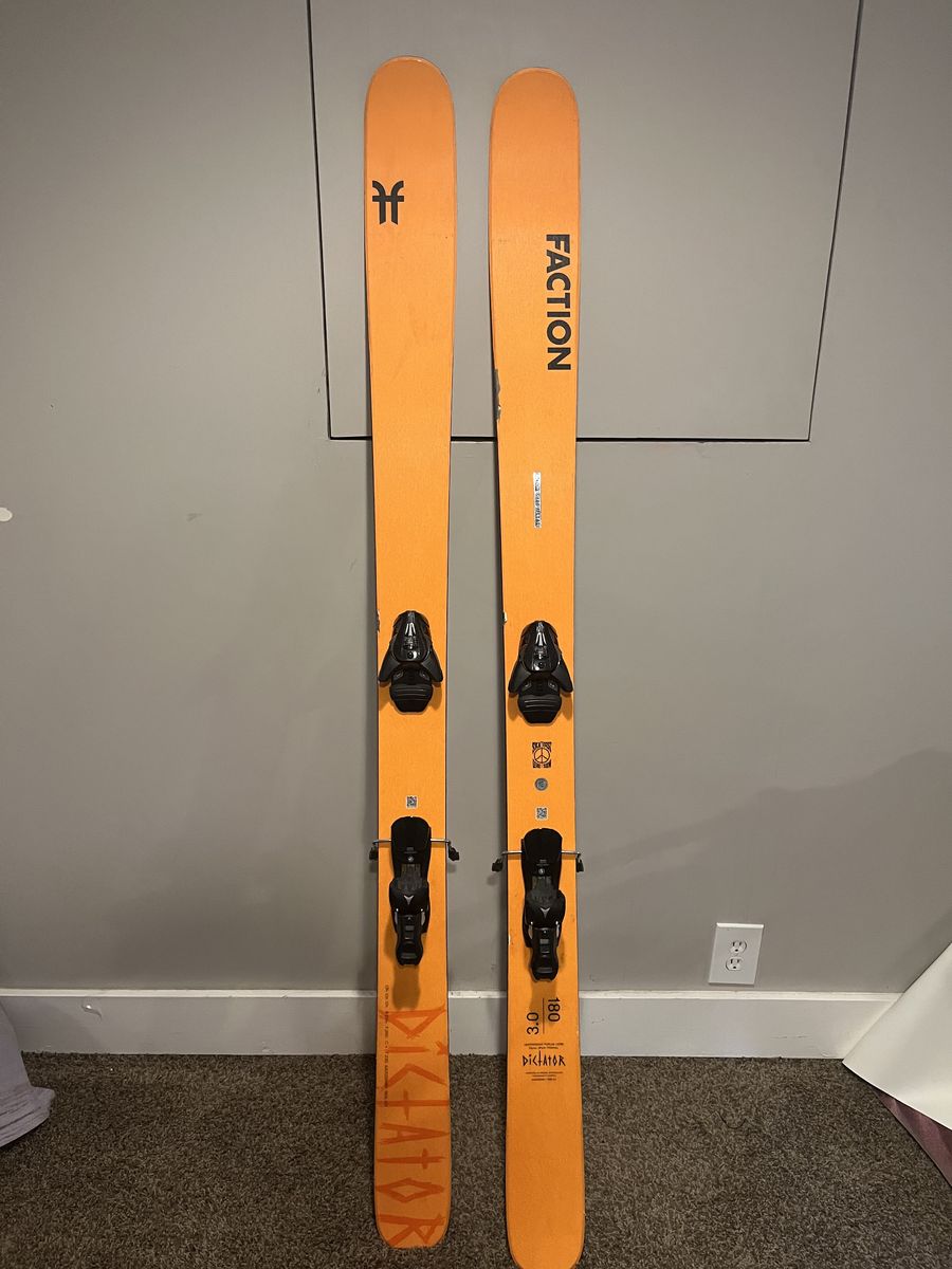 Faction Dictator 3.0  Skis w/ Atomic Bindings