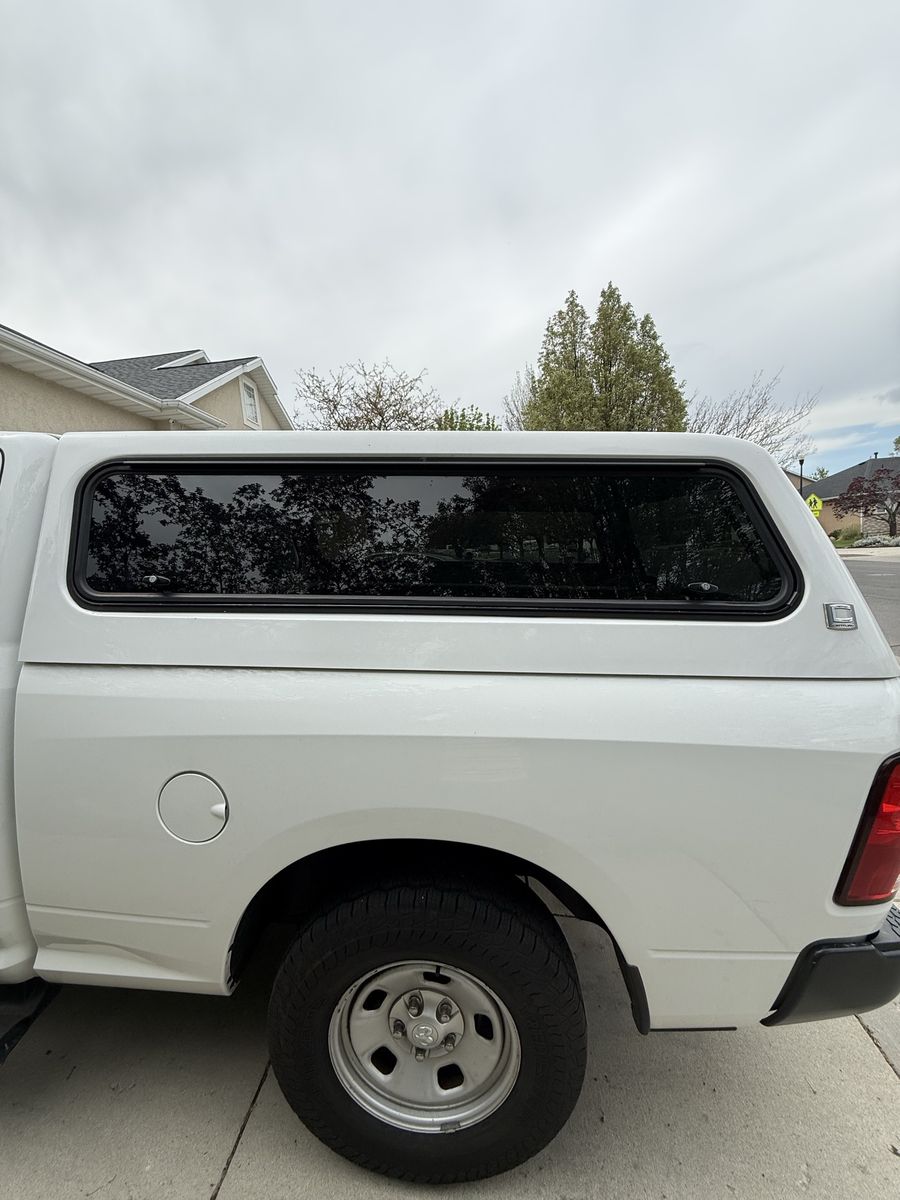 Century White Truck Topper Camper Shell