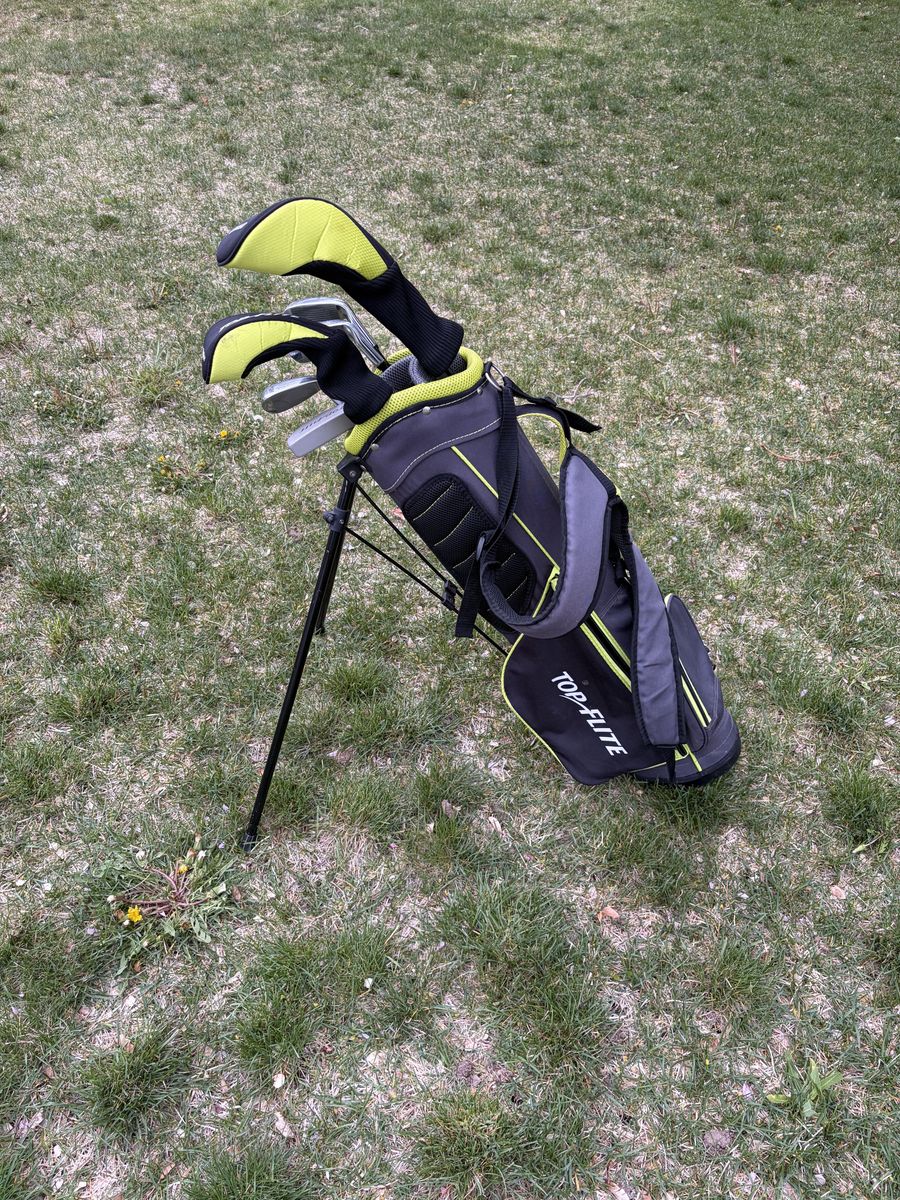 Used Top Flite Jr Set Teen Package Set Lh Black And Optic Yellow 6 Piece