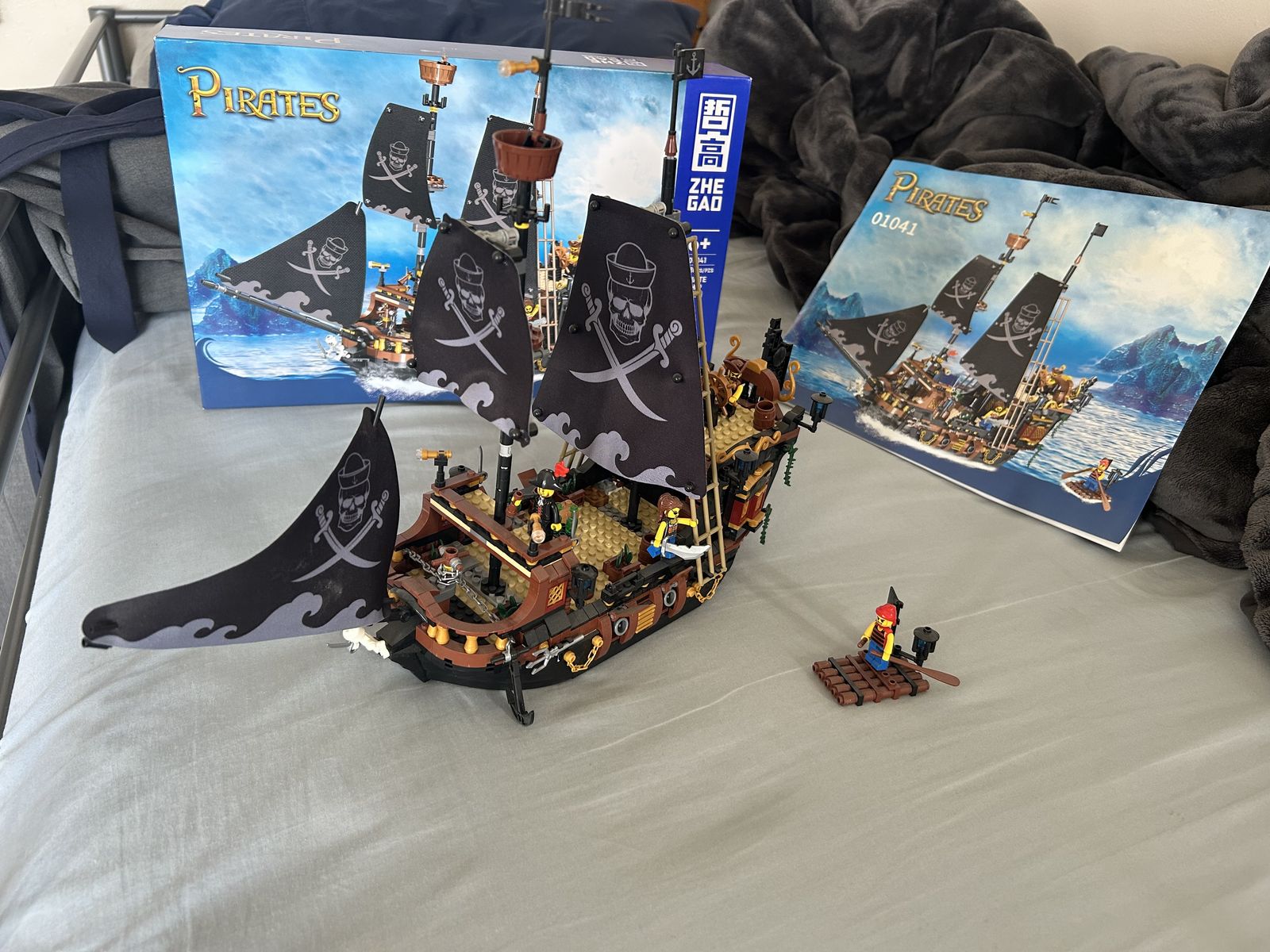 CHEGAD 1,328-Piece Pirate Ship Building Lego Block Set – Complete w/ Box
