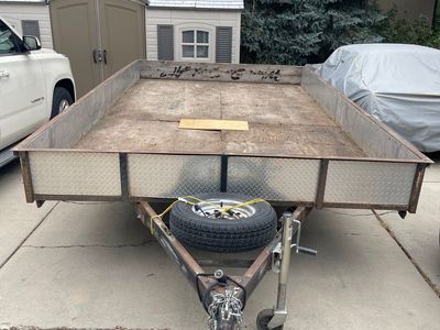 8' x 14' dual axel utility trailer $400