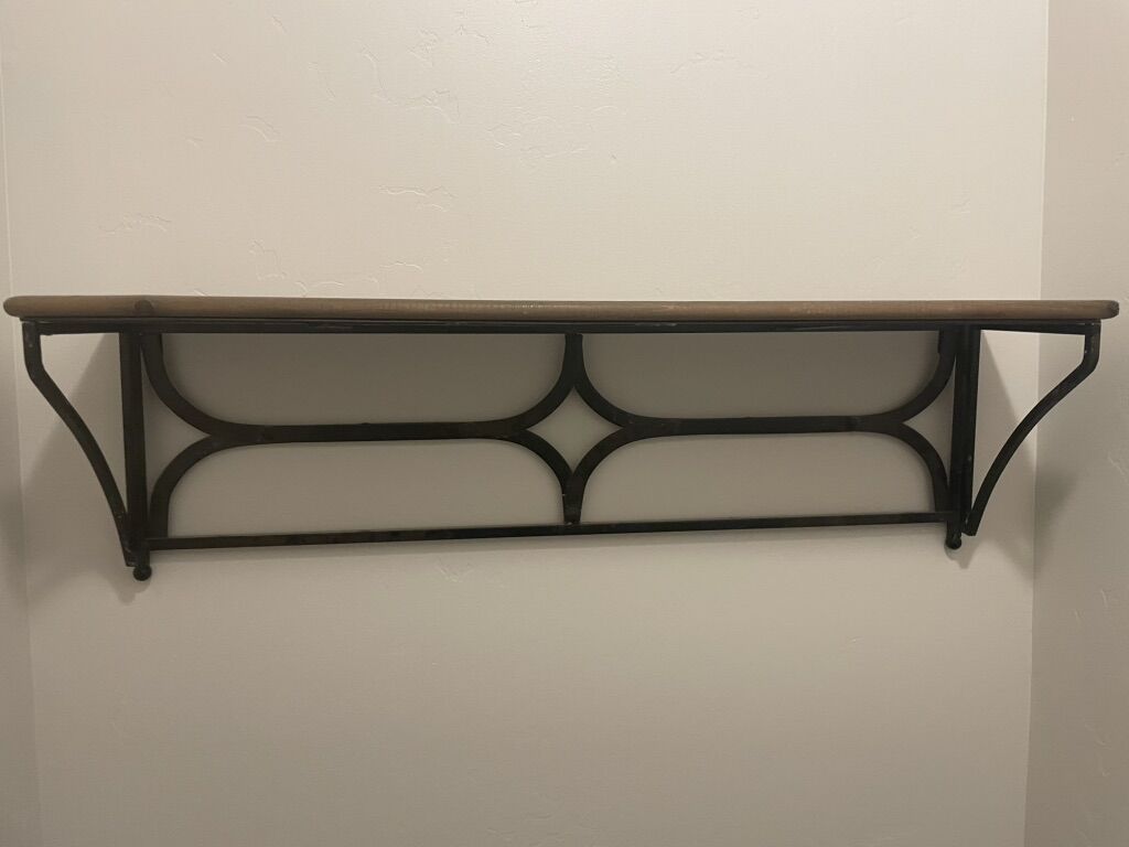 Beautiful Wood & Iron Shelf