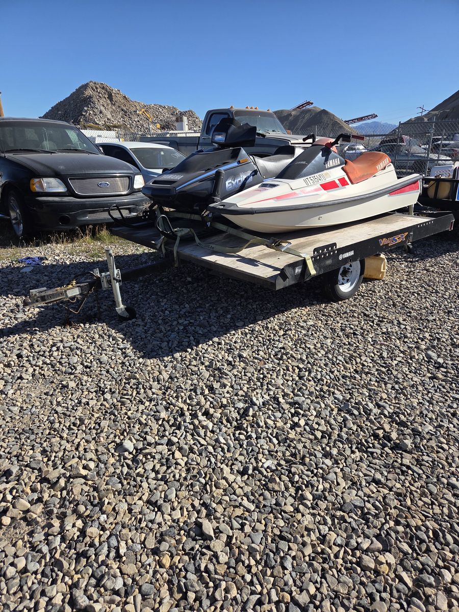 Atv/ multi-use trailer 3000 or best offer clean title in hand JET SKIS NOT FOR SALE