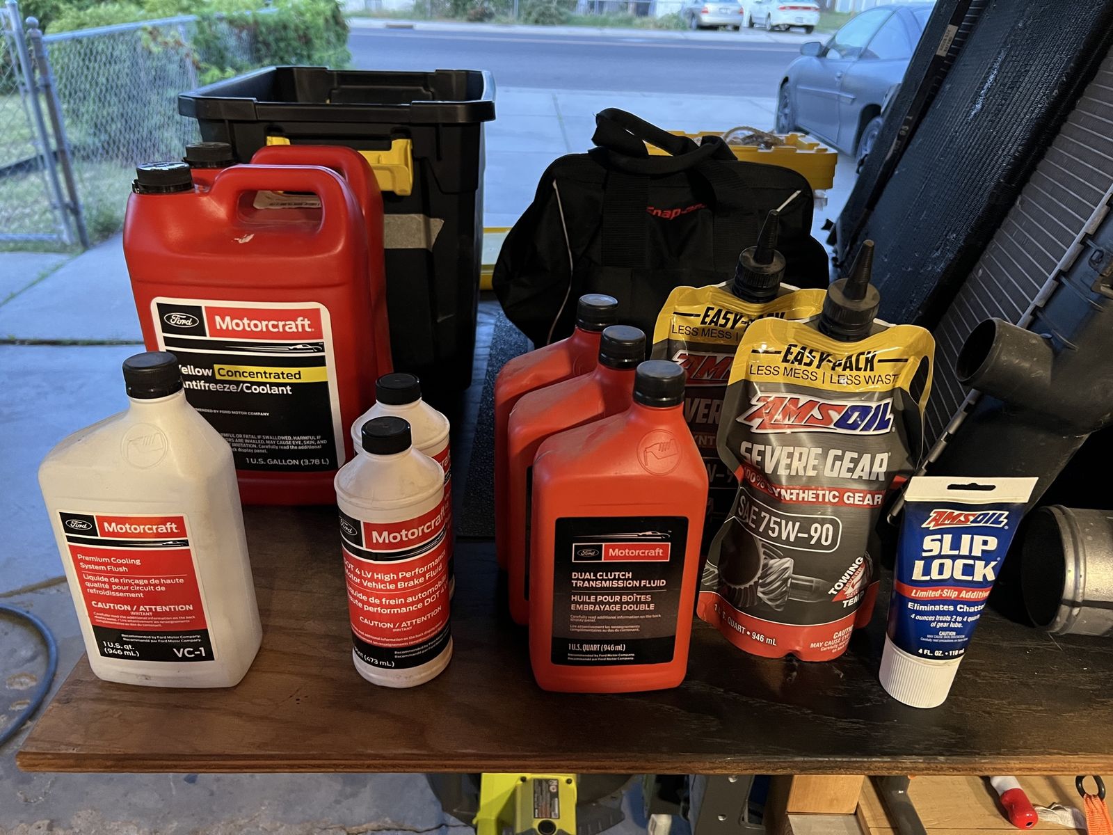 Mustang S550 Service Fluids
