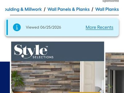 Style Selection Reclaimed Barnwood Wall Planks New