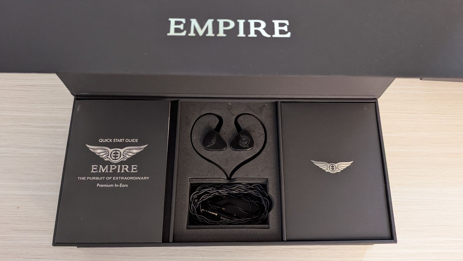 Empire Ears Raven Flagship 12 Driver Quadbrid Dual Conduction IEMs COMPLETE w/accessories & box