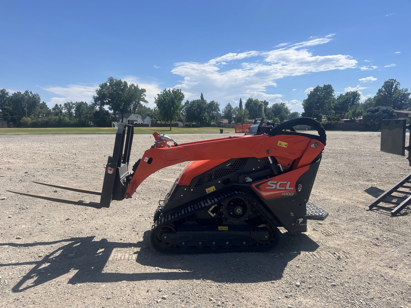 Kubota Skid Steer With Dump Trailer