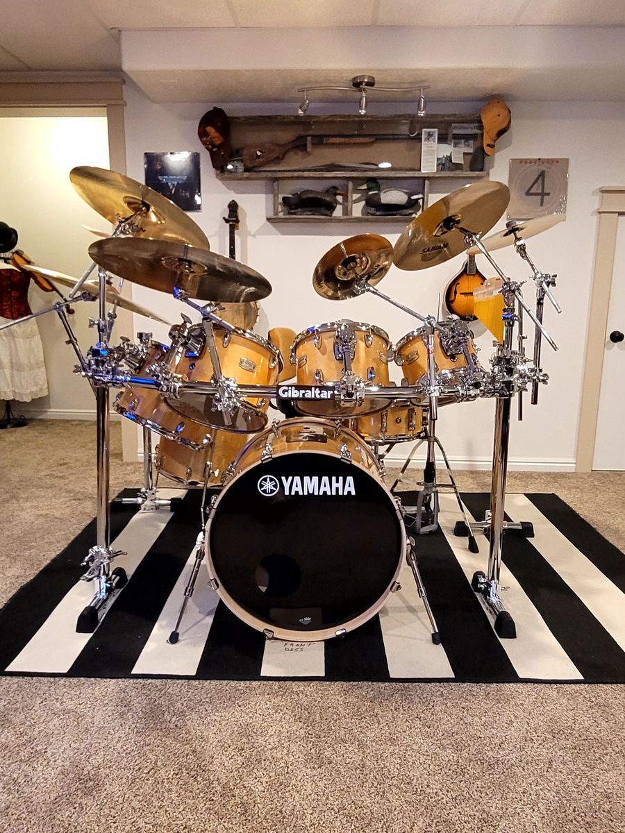 7 Piece Yamaha Stage Custom Shell Pack W/ Cases-Shell Pack and Cases Only!
