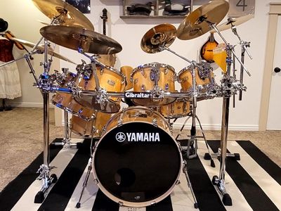 7 Piece Yamaha Stage Custom Shell Pack W/ Cases-Shell Pack and Cases Only!