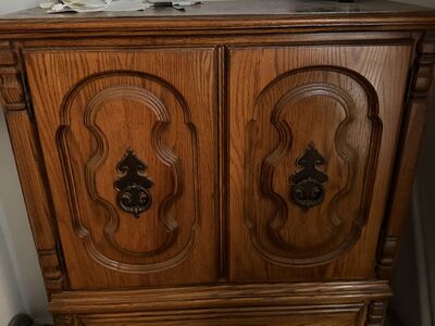 Bookcase and bedroom furniture